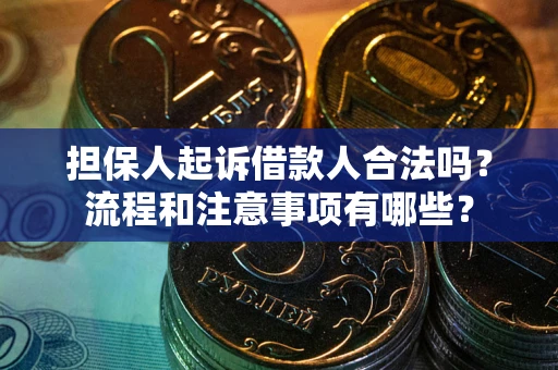 北京担保人起诉借款人合法吗？流程和注意事项有哪些？