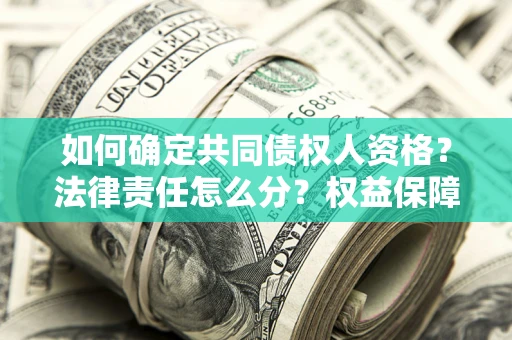 北京如何确定共同债权人资格？法律责任怎么分？权益保障技巧揭秘！