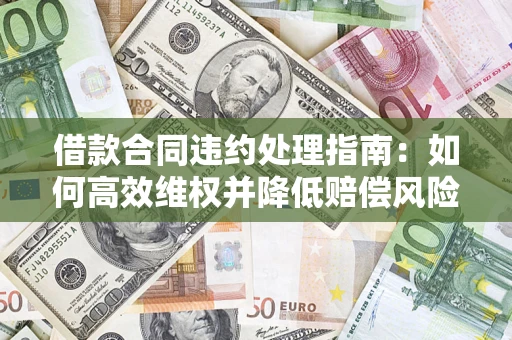北京借款合同违约处理指南：如何高效维权并降低赔偿风险？
